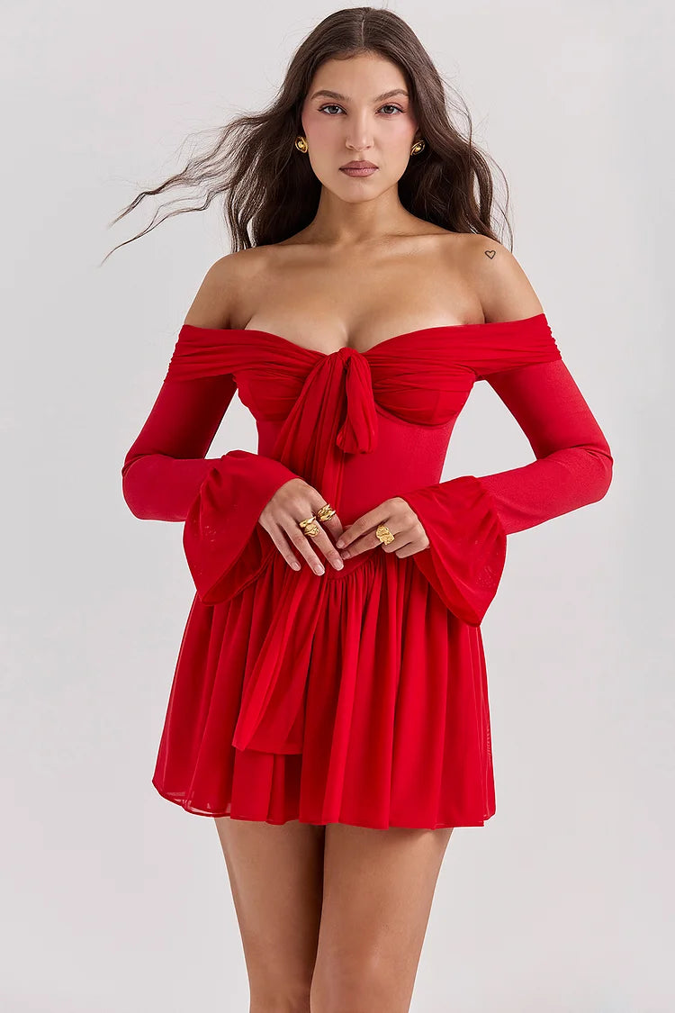 Clara | Off Shoulder Mini Dress