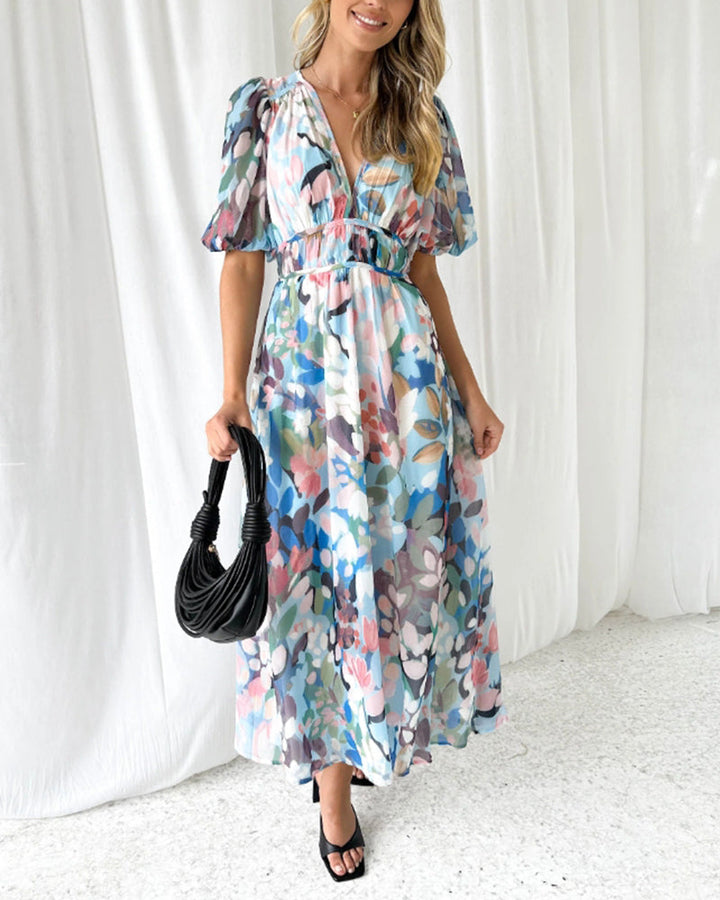 Carlotta | Elegant Floral Dress