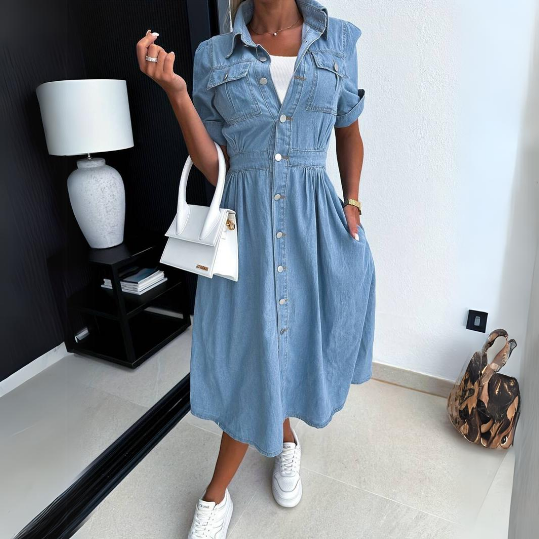 Grace | Denim Dress