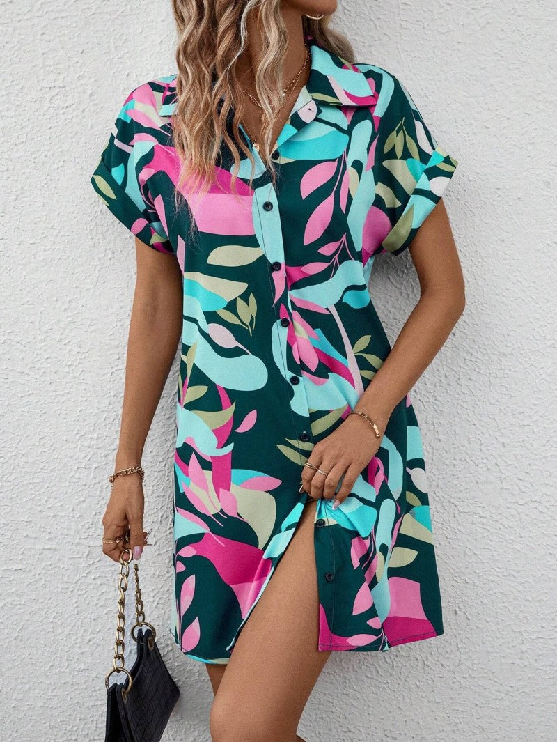 Kendal | Printed Cardigan Dress