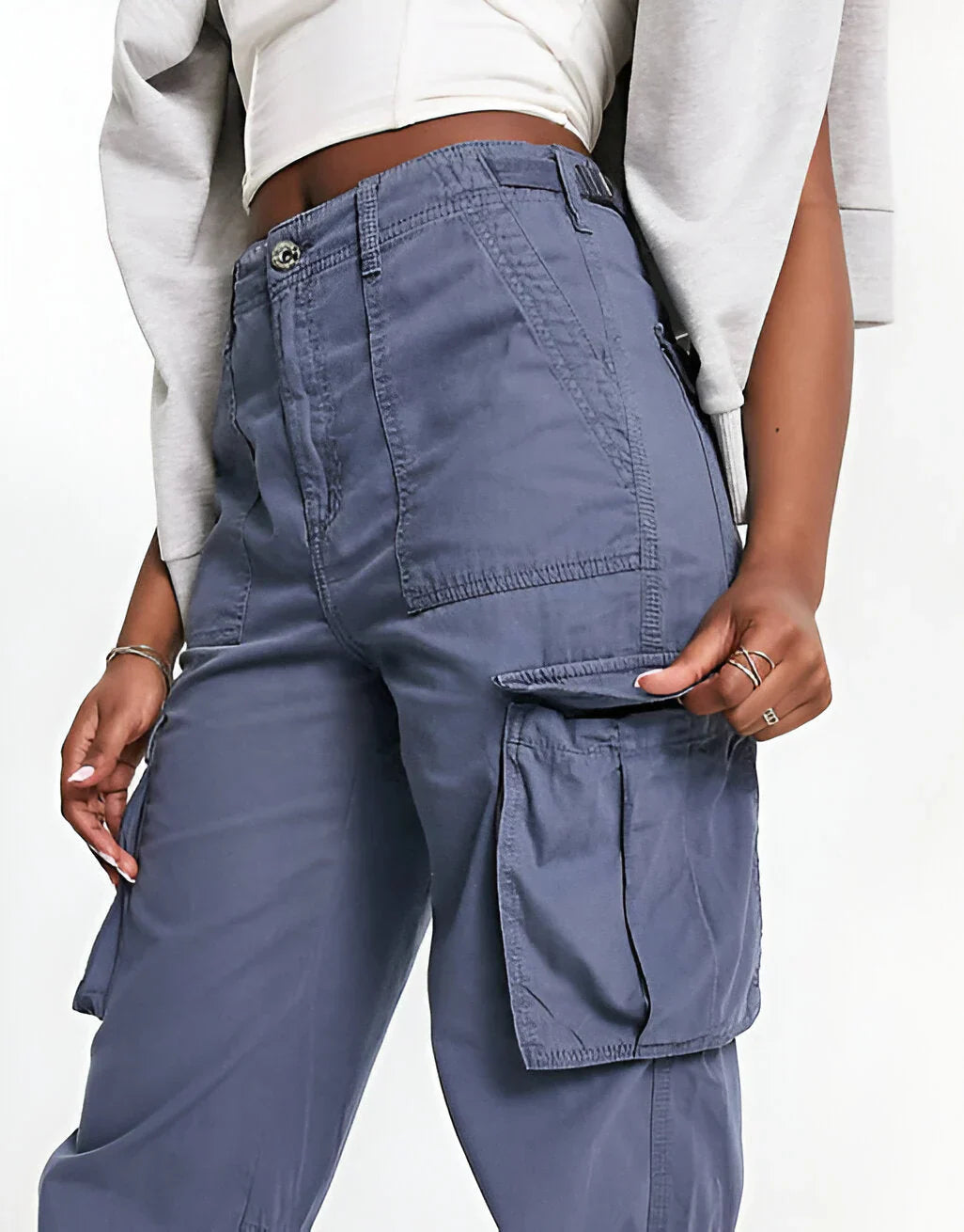 Milly | Adjustable Waist Cargo Pants