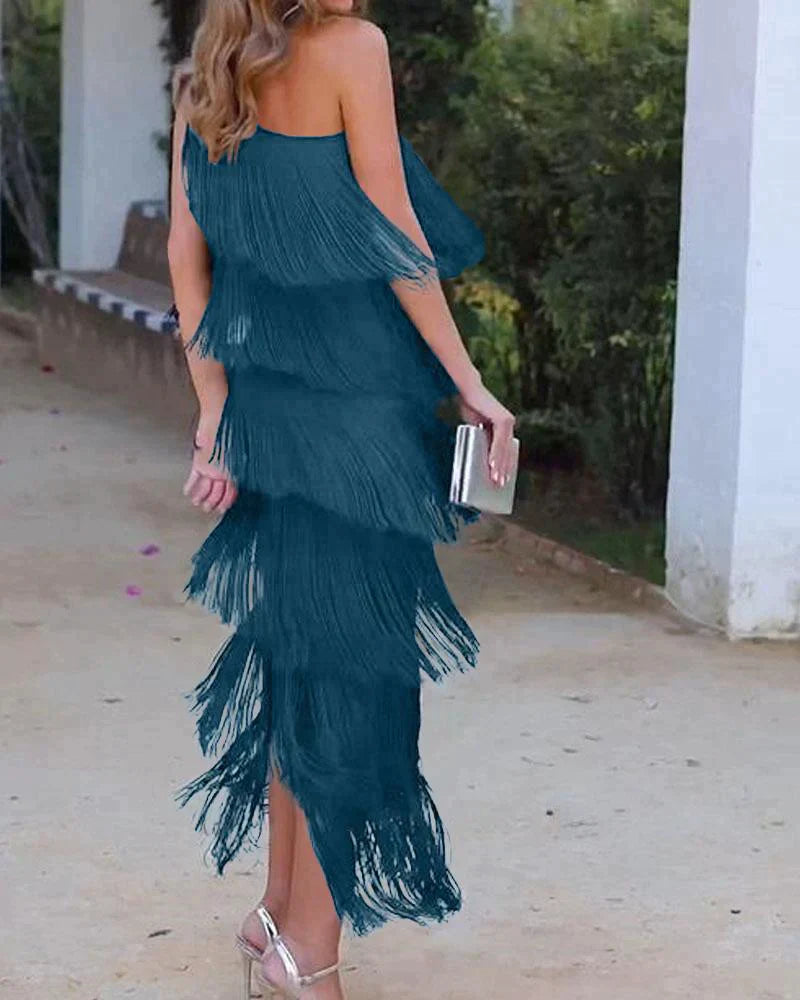 Lauren | Fringed Dress