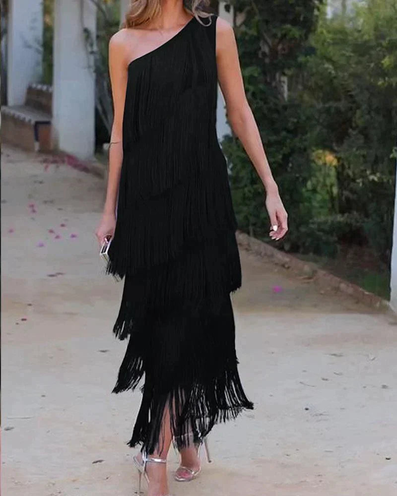 Lauren | Fringed Dress