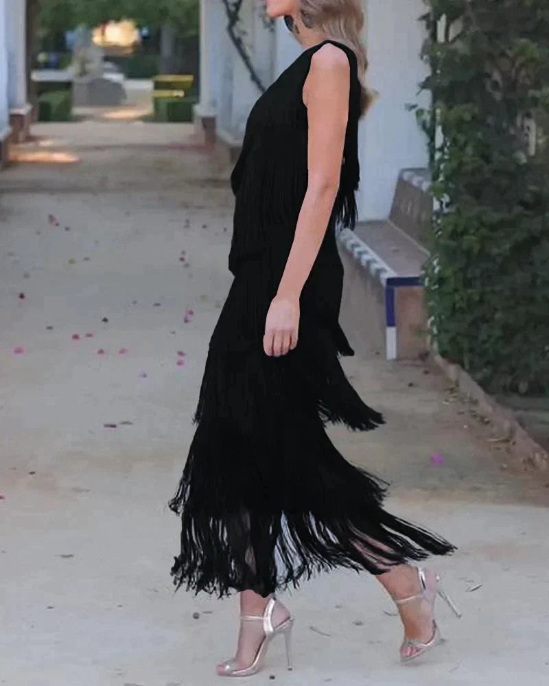 Lauren | Fringed Dress