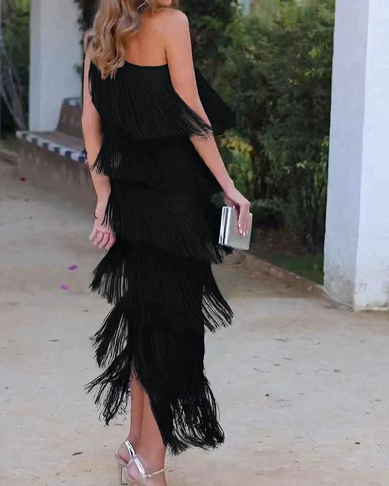 Lauren | Fringed Dress