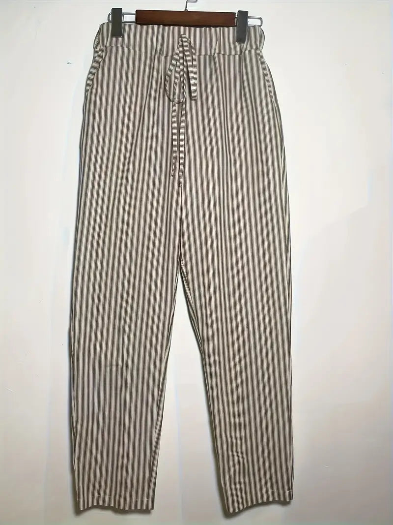 Ivy | Striped Casual Pants