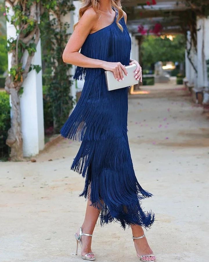 Lauren | Fringed Dress