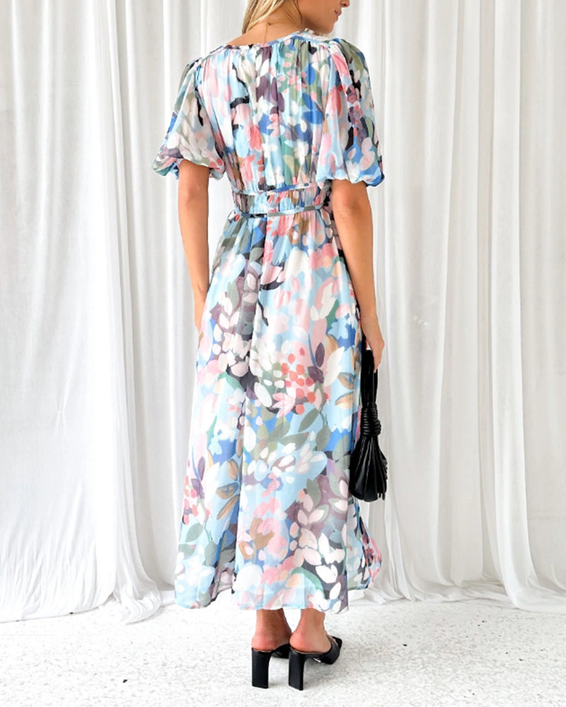 Carlotta | Elegant Floral Dress