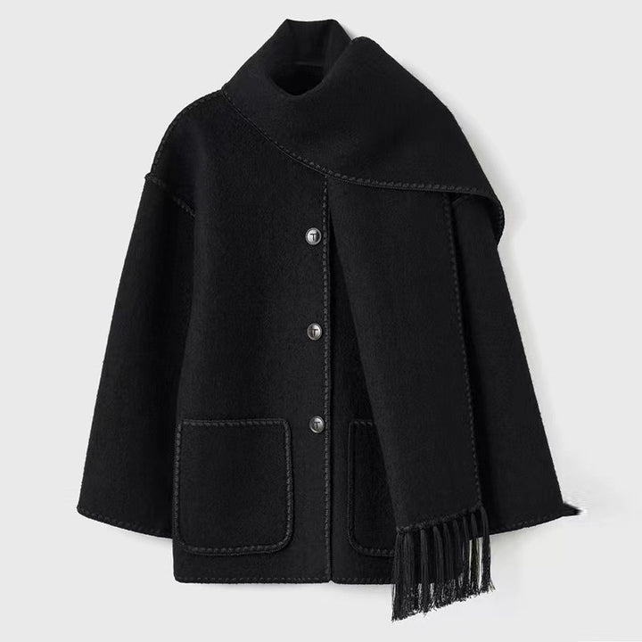 Kendall | Woolen Cape Coat