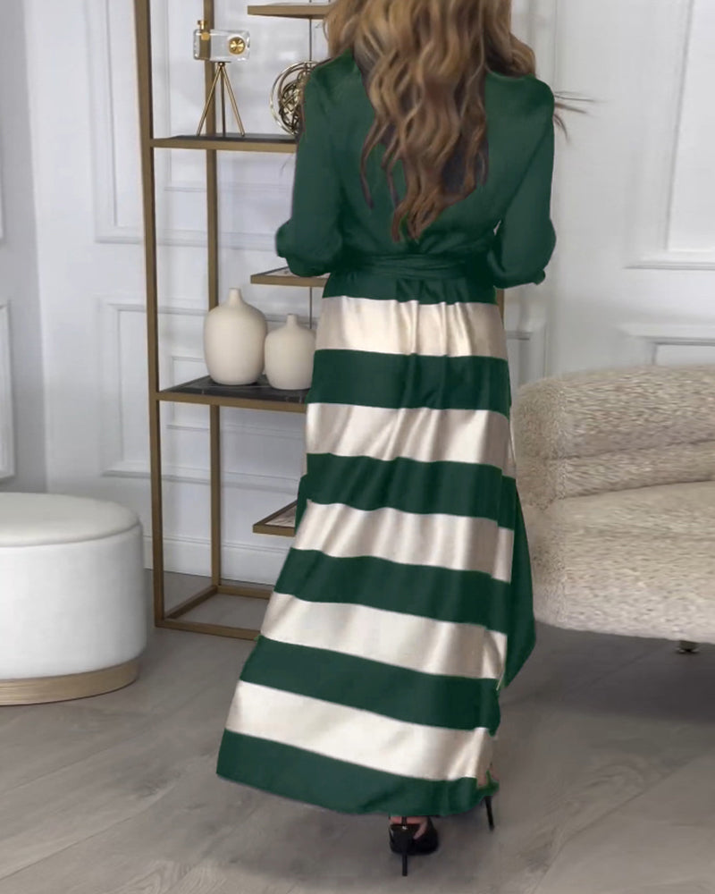 Sophie | Striped Elegance Dress