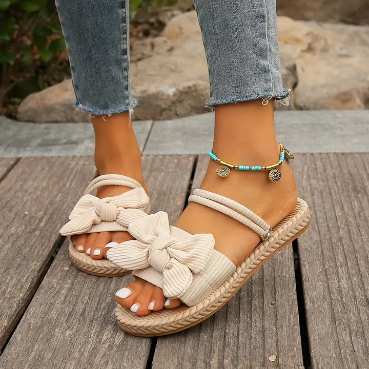 Jeannie | Bowknot Luxe Sandals