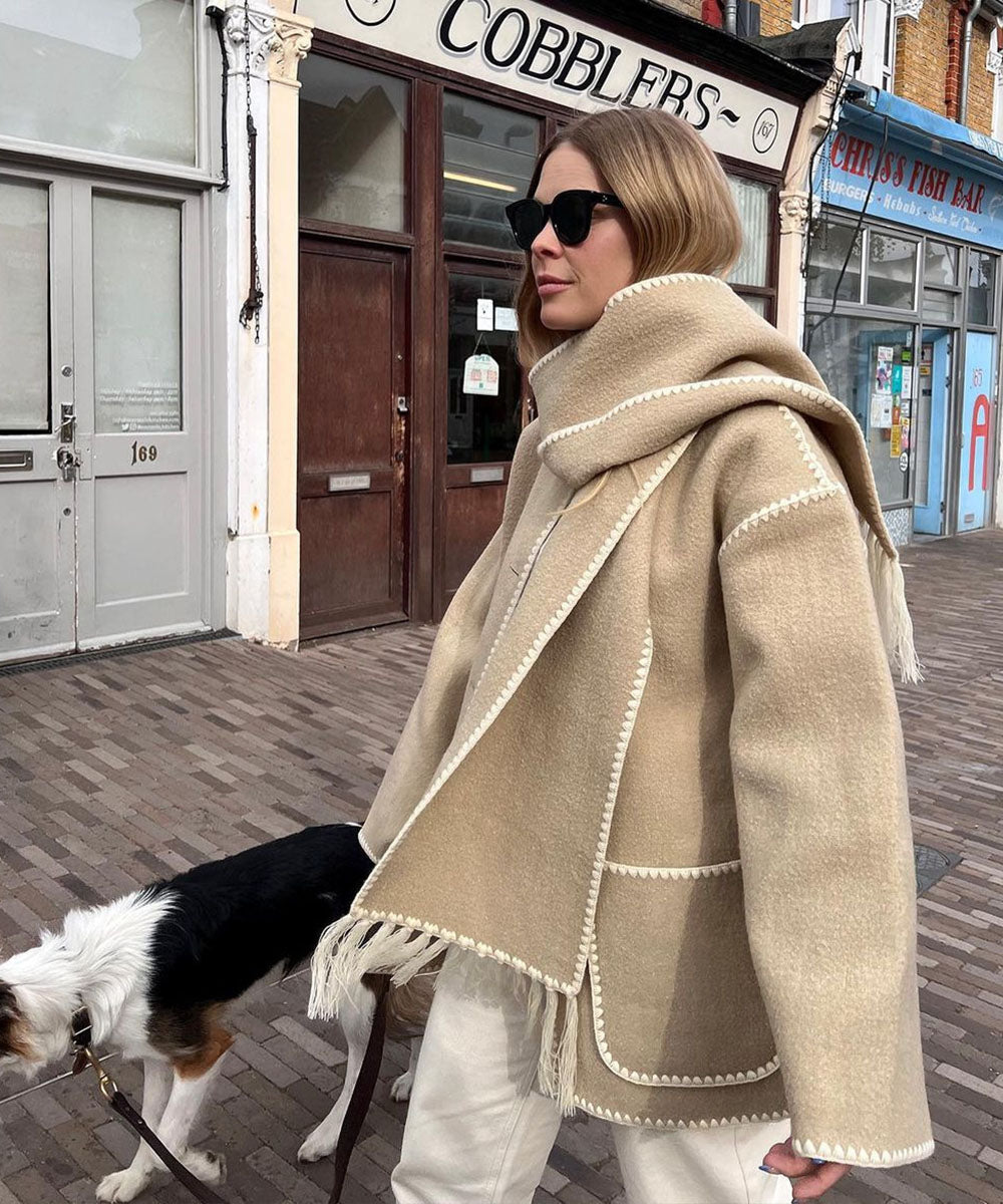 Kendall | Woolen Cape Coat