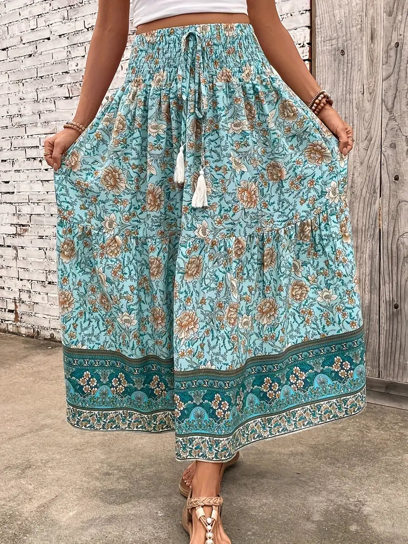 Layla | Stunning Shirred Waist Skirt