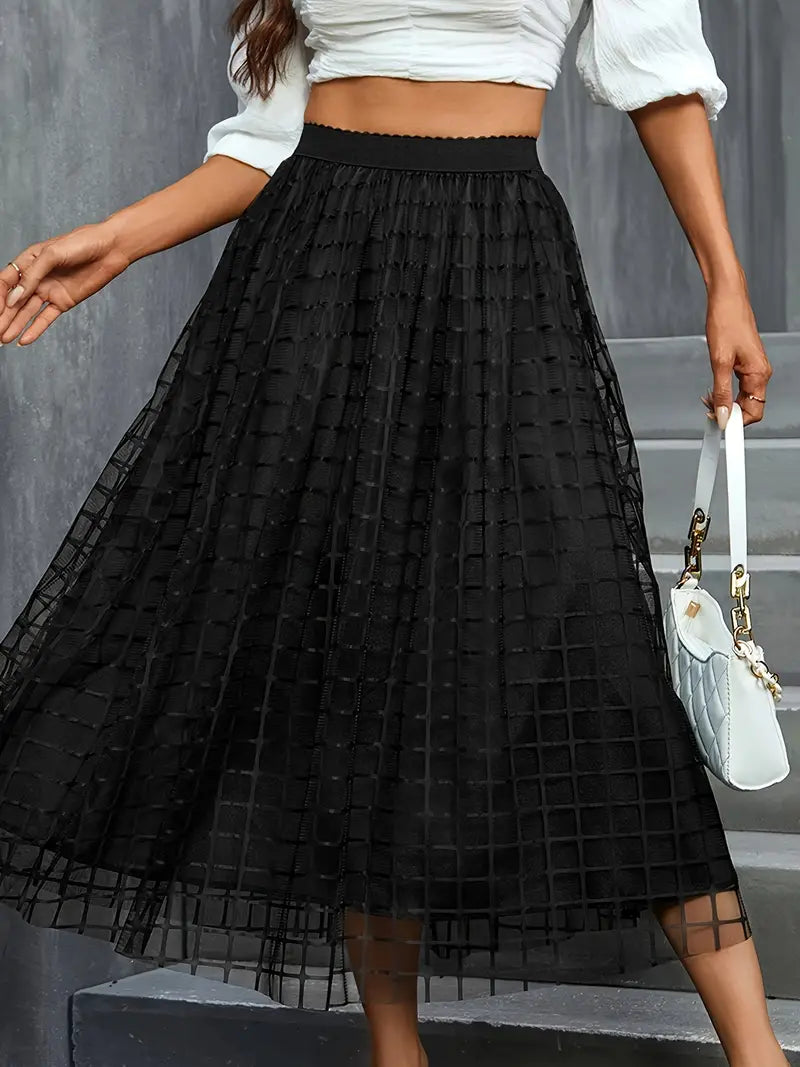 Kiarna | High Waist Midi Skirt