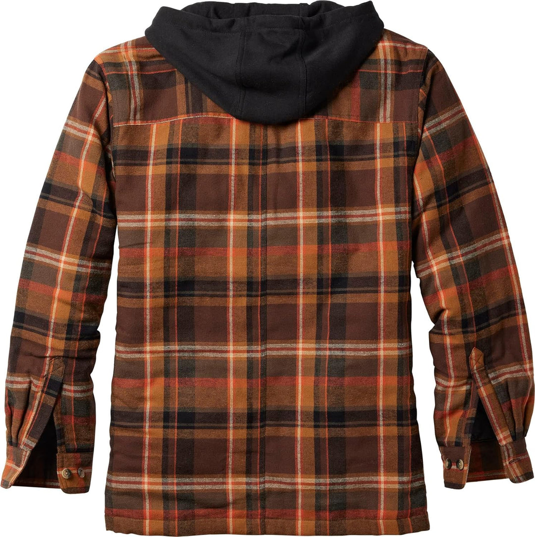 Wolf | Hooded Flannel Jacket