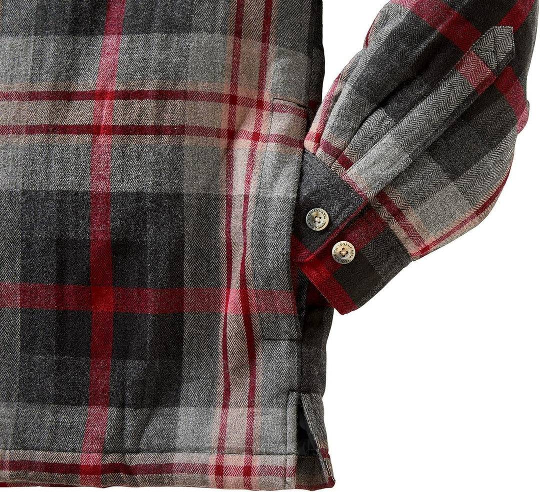 Wolf | Hooded Flannel Jacket