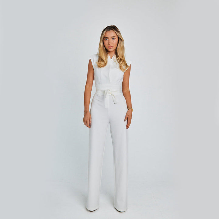 Ruby | Elegant Sleeveless Wide-Leg Jumpsuit