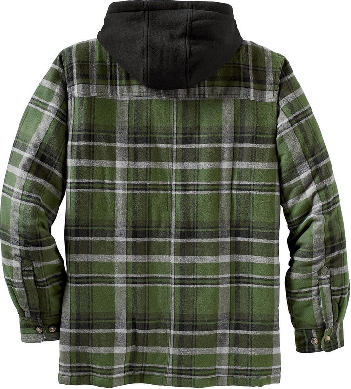 Wolf | Hooded Flannel Jacket