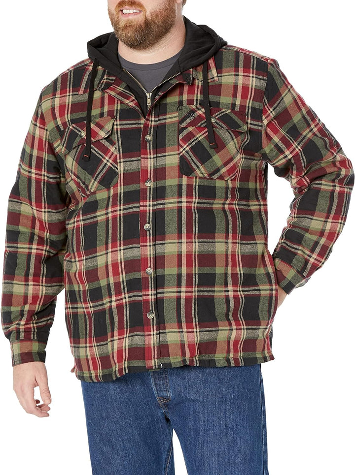 Wolf | Hooded Flannel Jacket