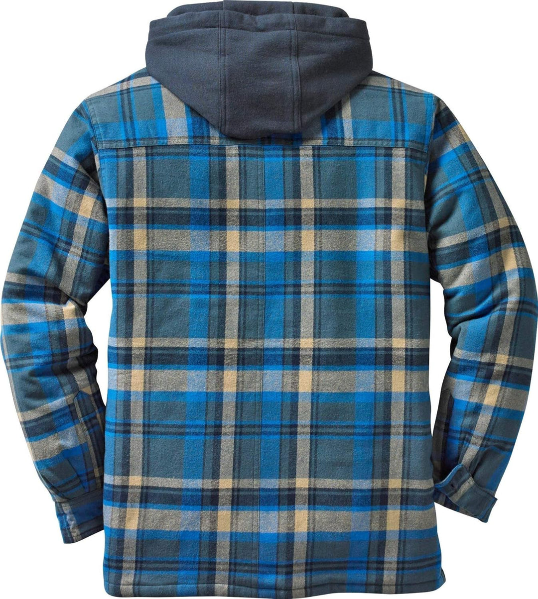 Wolf | Hooded Flannel Jacket