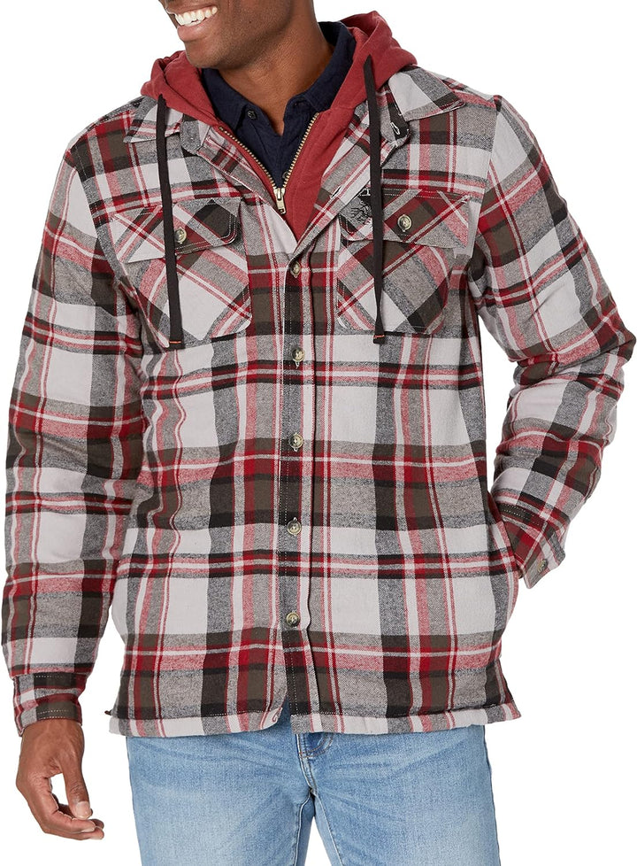 Wolf | Hooded Flannel Jacket