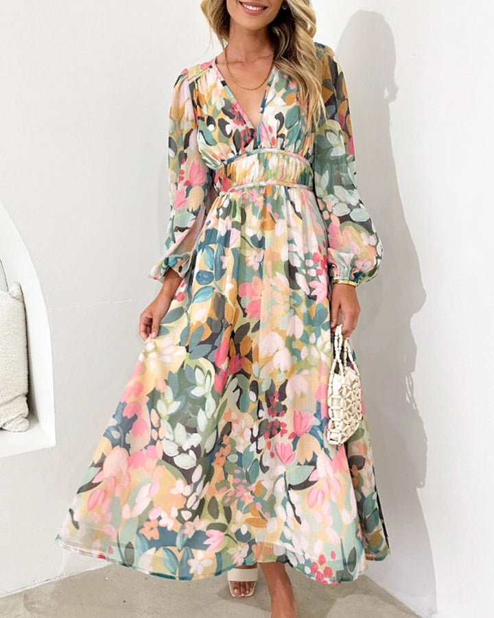 Carlotta | Elegant Floral Dress