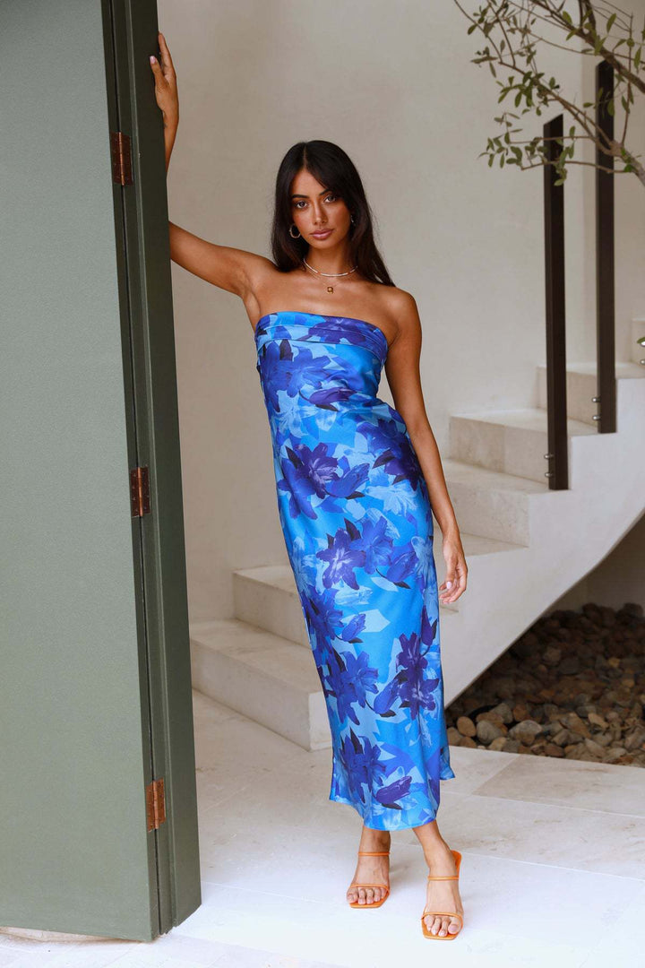 Kiarna | Silk Maxi Dress