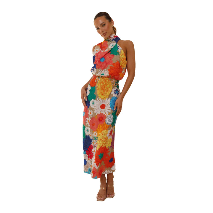 Amelia | High Neck Maxi Dress