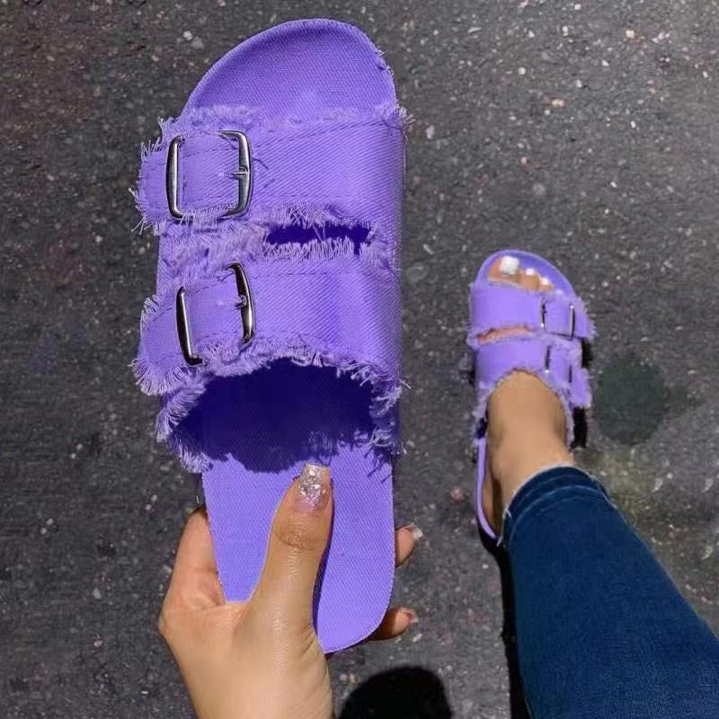 Tina | Distressed Sandals