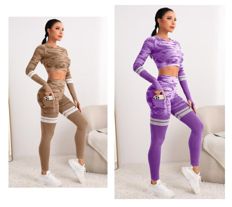 Alexis | Activewear Camo Set