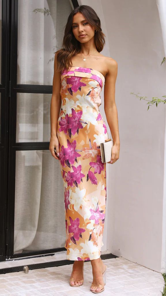 Kiarna | Silk Maxi Dress