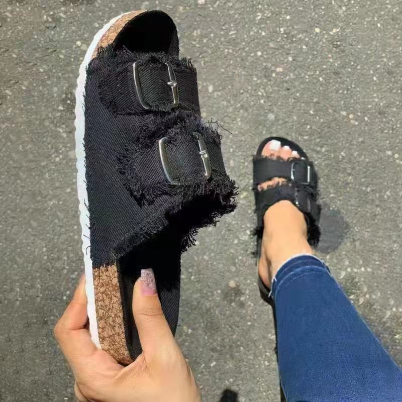 Tina | Distressed Sandals