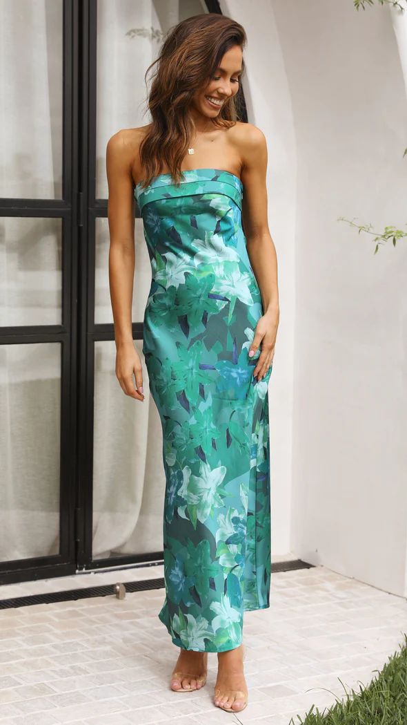 Kiarna | Silk Maxi Dress