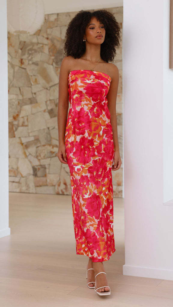 Kiarna | Silk Maxi Dress