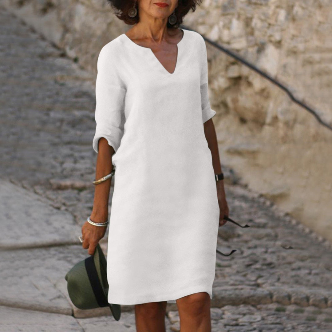 Elisa | Timeless V-Neck Dress