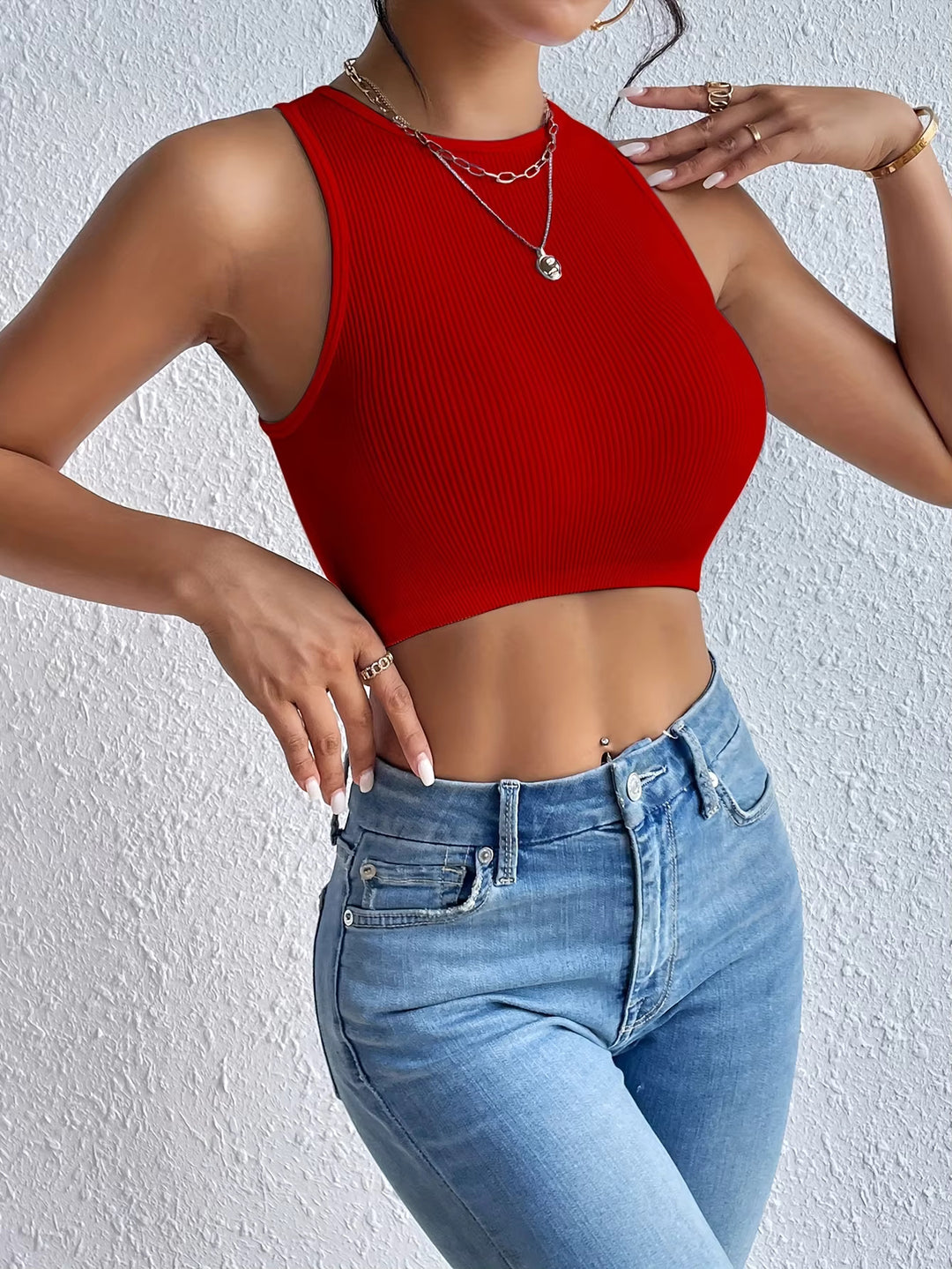 Isabelle | Ripped Crop Top