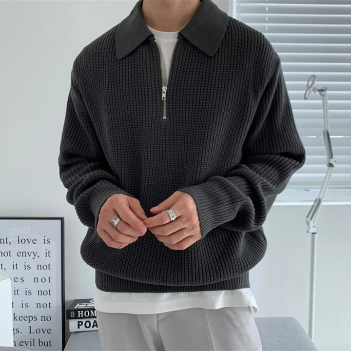 Luca | Casual Zipper Sweater