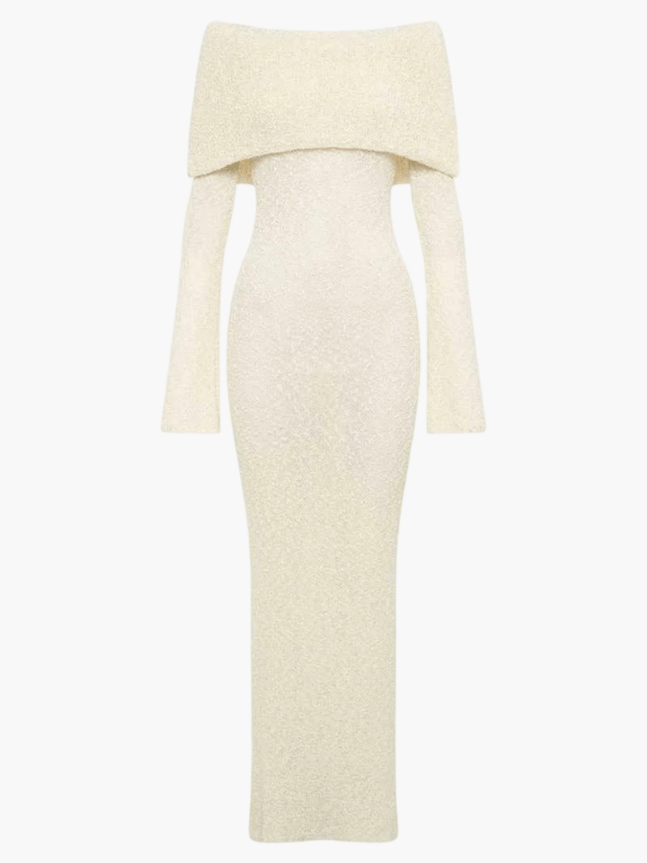 Maya | Ribbed Bouclé Dress