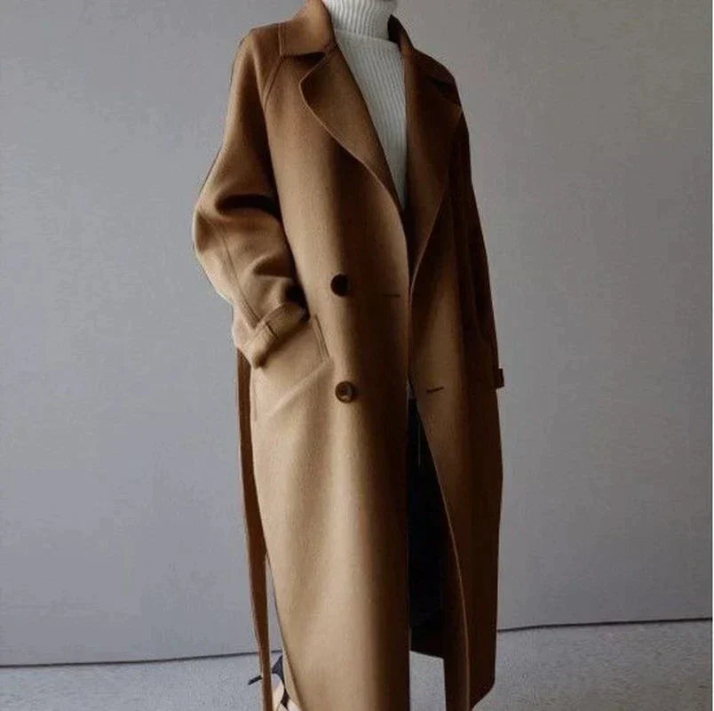 Valentina | Longline Wool Coat