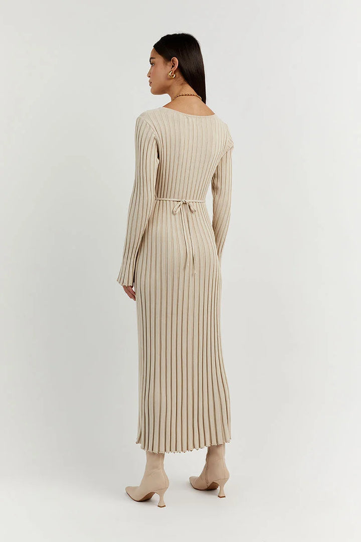 Demi | V-Neck Midi Dress