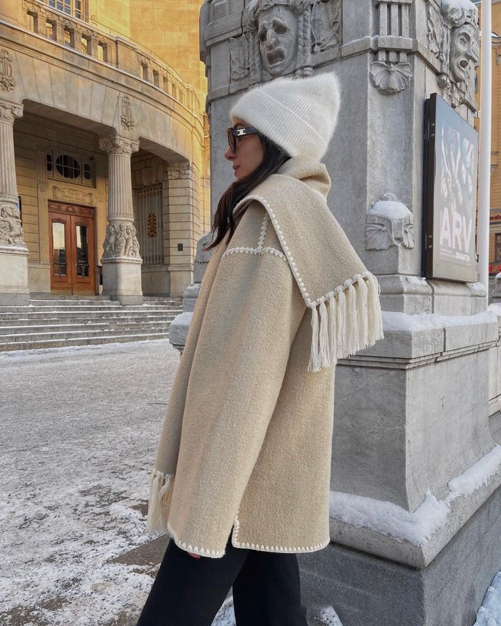 Kendall | Woolen Cape Coat