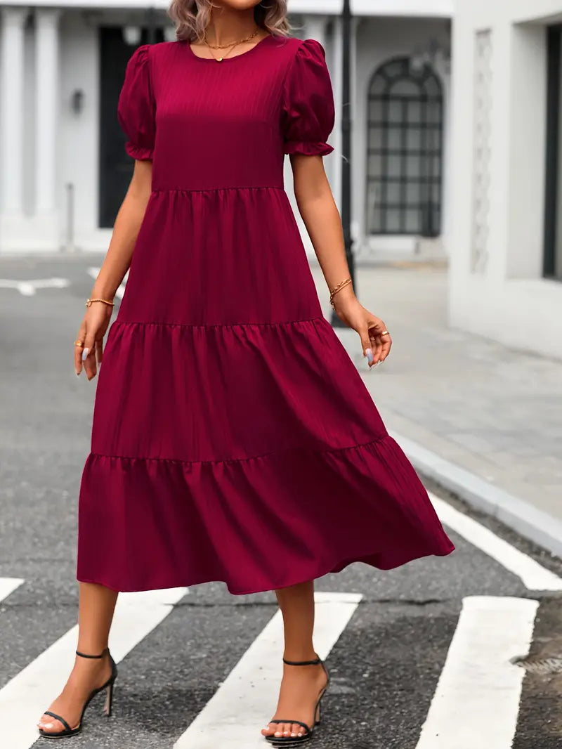 Talia | Boho Midi Dress