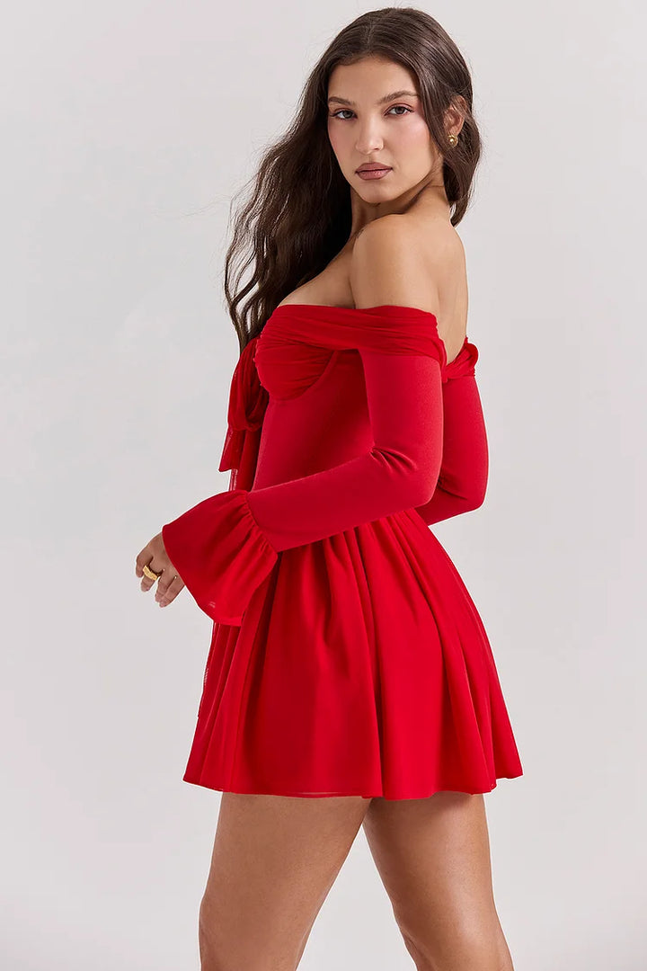 Clara | Off Shoulder Mini Dress