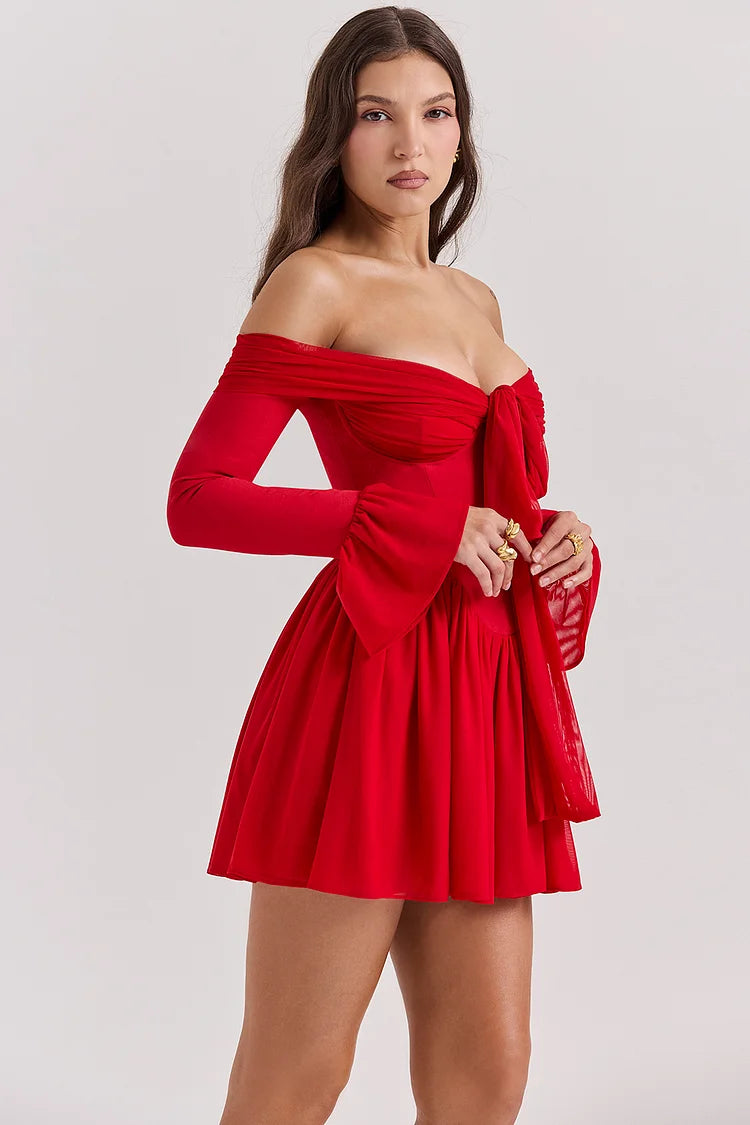 Clara | Off Shoulder Mini Dress