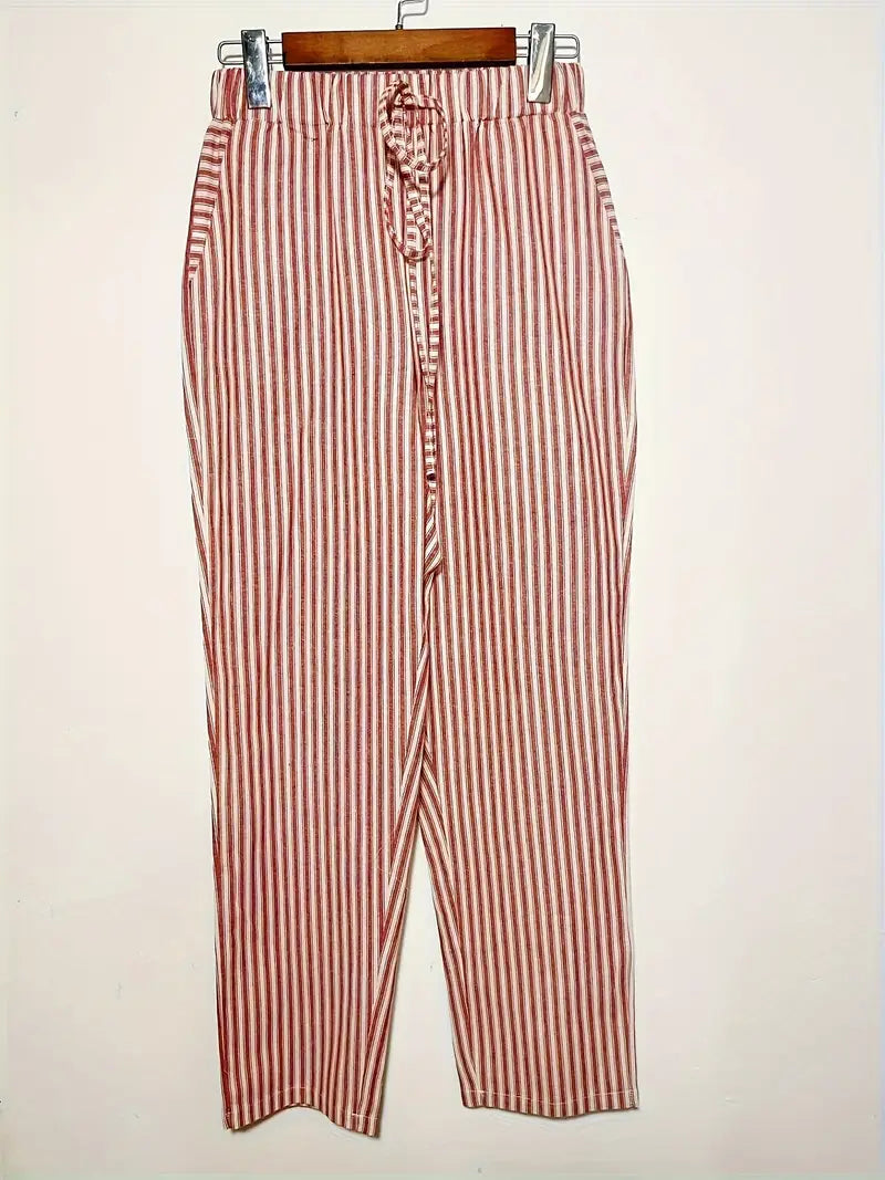 Ivy | Striped Casual Pants