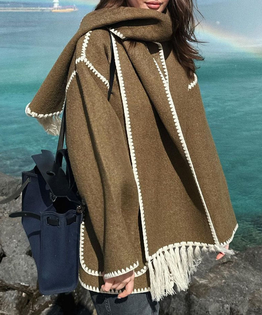 Kendall | Woolen Cape Coat