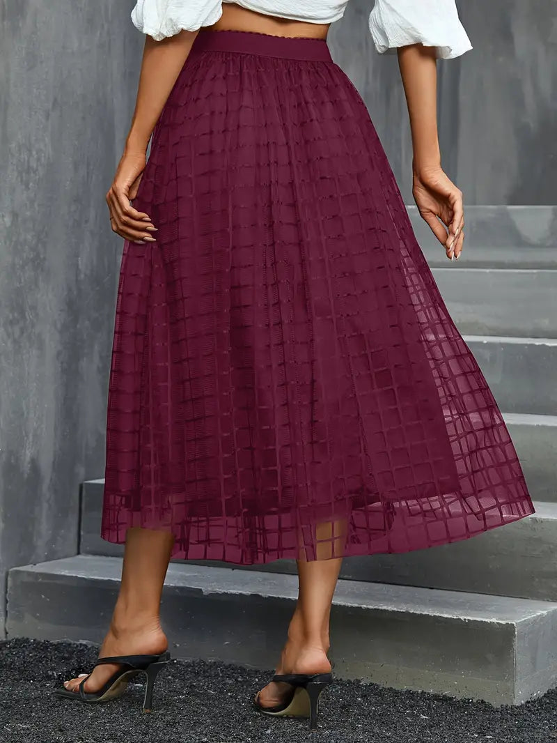 Kiarna | High Waist Midi Skirt