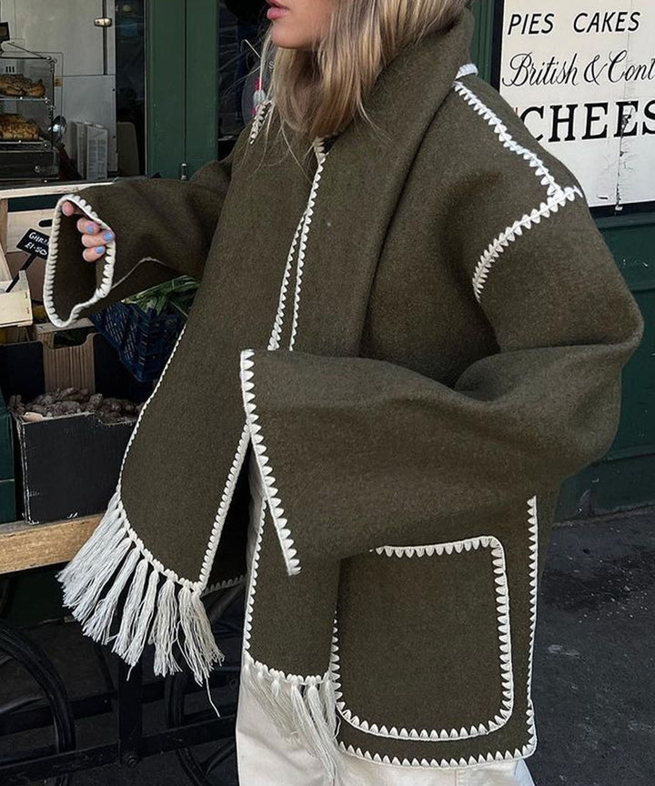 Kendall | Woolen Cape Coat