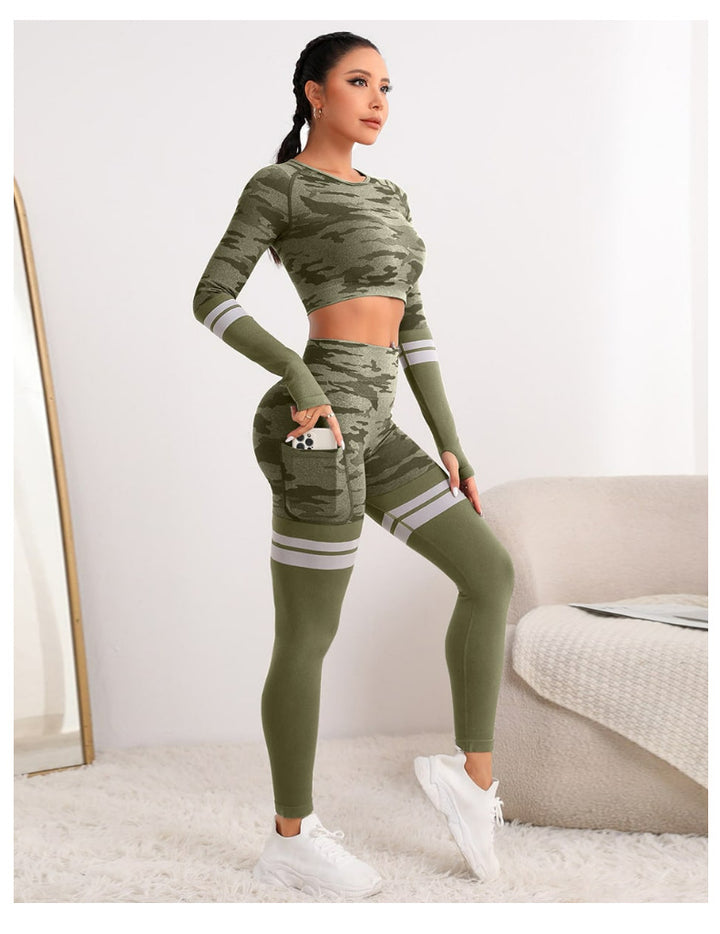 Alexis | Activewear Camo Set