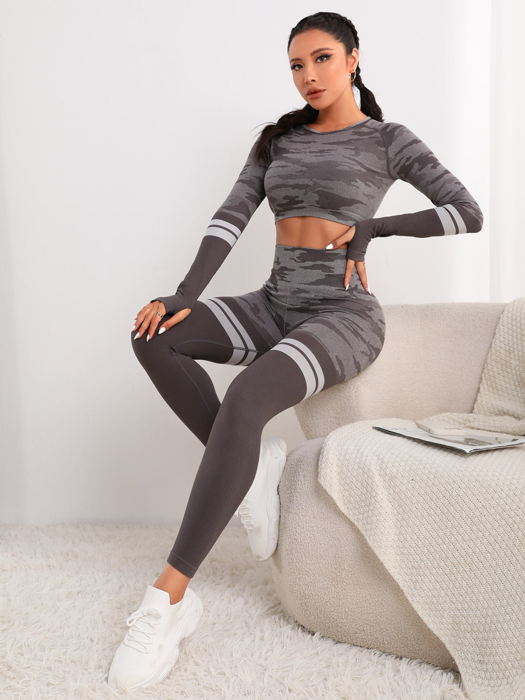 Alexis | Activewear Camo Set